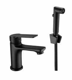 Смеситель Esko Singapore black с гигиеническим душем, SB 27H - фото, отзывы, цена